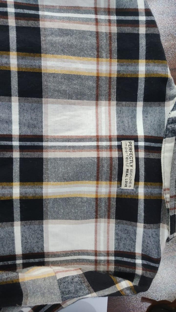 Ladies Cotton Flannel Shirt dress