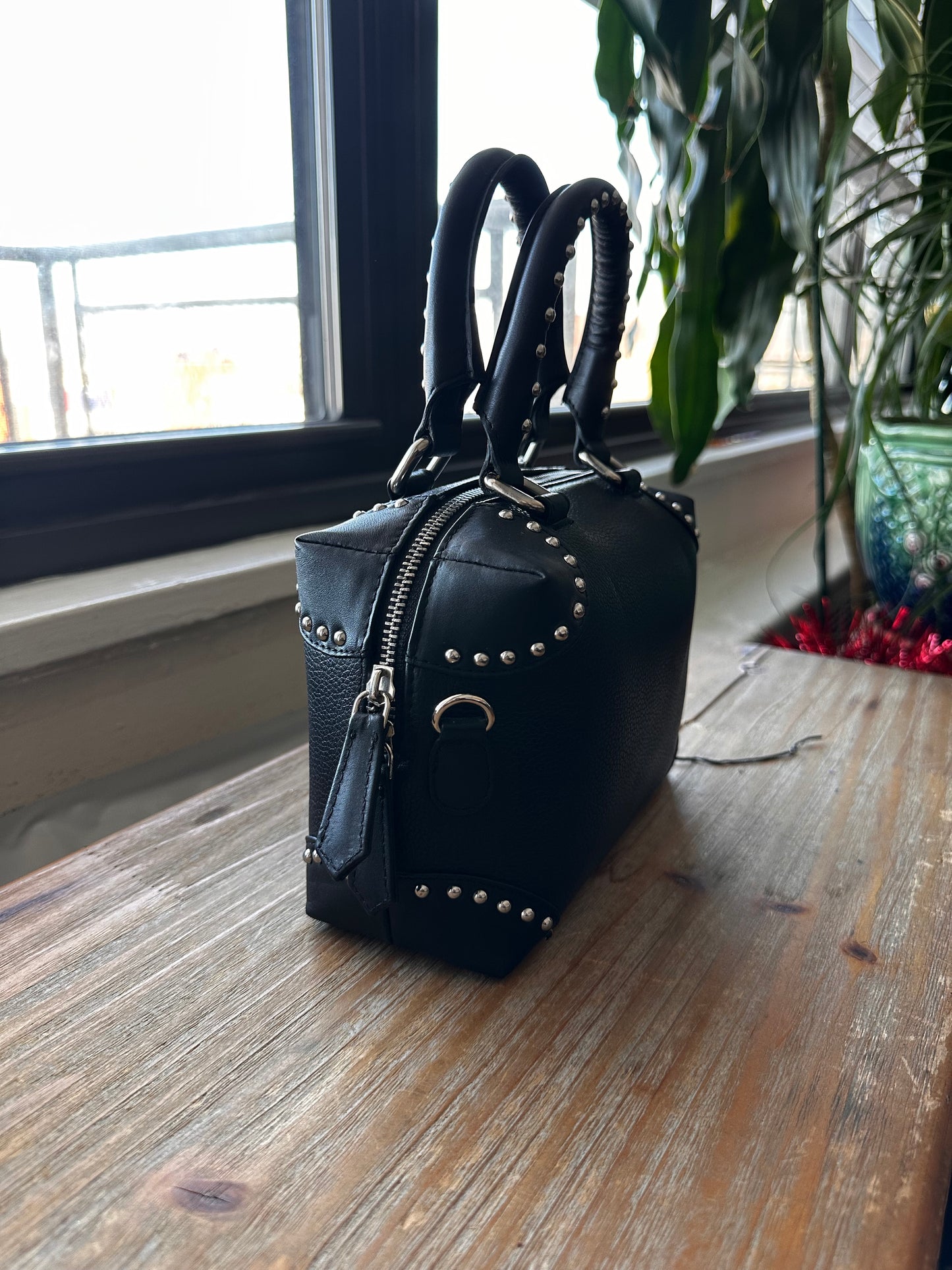 851H Trend select 310 Studded Pebbled Cow Mini Dr. Satchel $66.00 - 50 pcs minimum