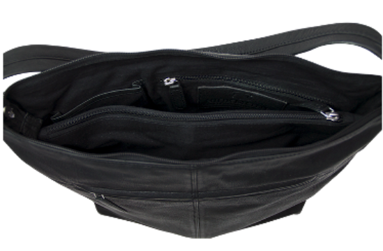 BRIKMOND 855123 100% leather multi pocket executive Jetset