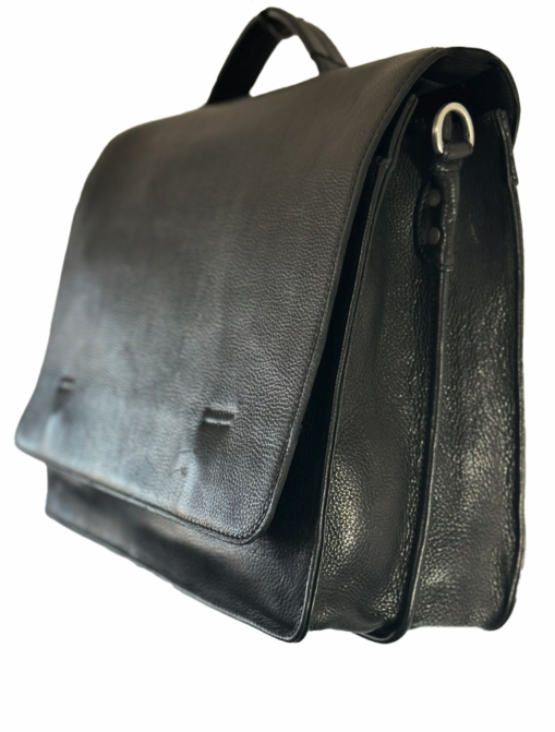 BRIKMOND 855627 100% leather executive briefcase