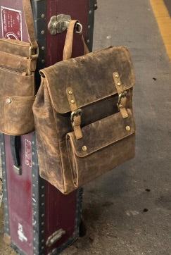 851T Trend Select 634 Antique Cow Camper Backpack $65.00 50 pcs minimum