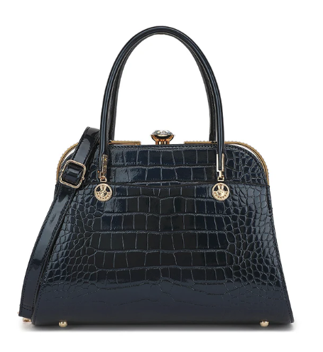 AN Ready Stock AS403A patent leather crocodile and diamonds satchel $20.00 20 pcs minimum