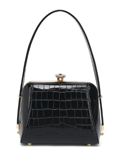 AN Ready Stock AS412 patent leather sleek petite satchel $20.00 20 pcs minimum