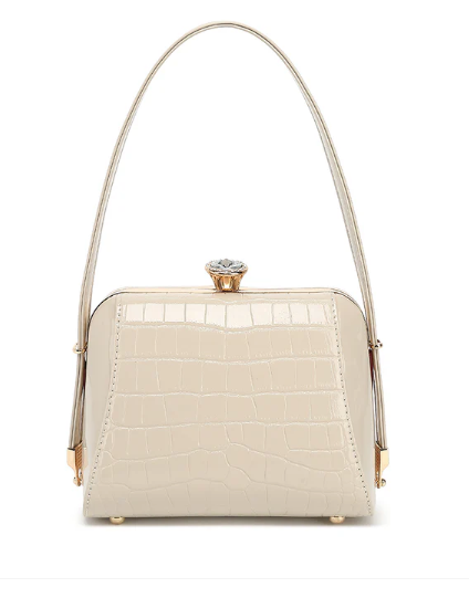 AN Ready Stock AS412 patent leather sleek petite satchel $20.00 20 pcs minimum