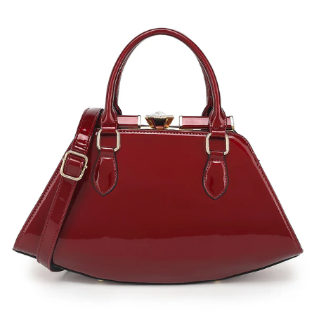 AN Ready Stock AS415 patent leather rocker with jeweled top $20.00 20 pcs minimum