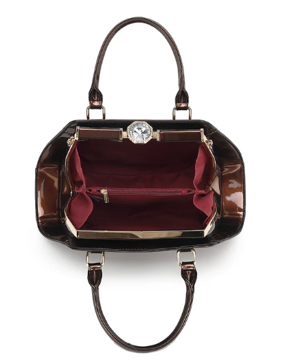 AN Ready Stock AS415 patent leather rocker with jeweled top $20.00 20 pcs minimum