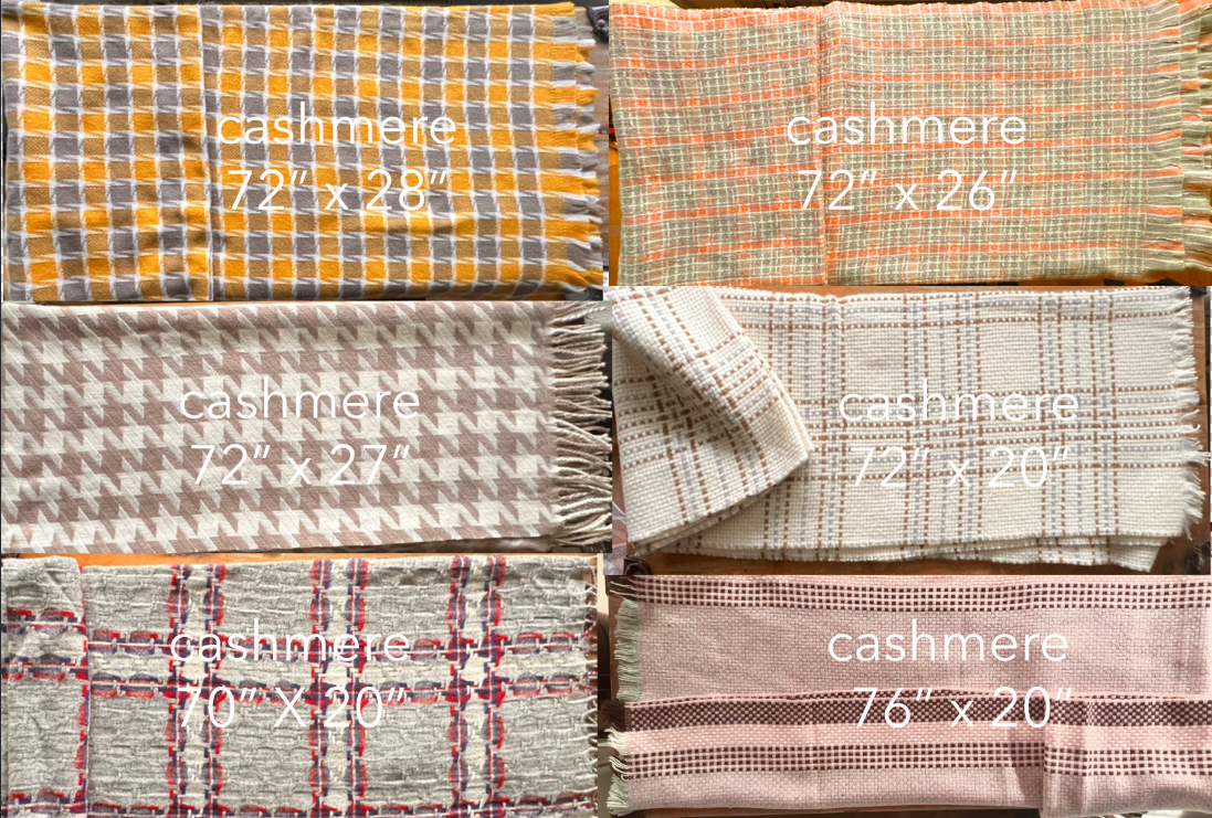 Stock lot # 454 designer cashmere shawls with free shipping in the USA 6PCS
