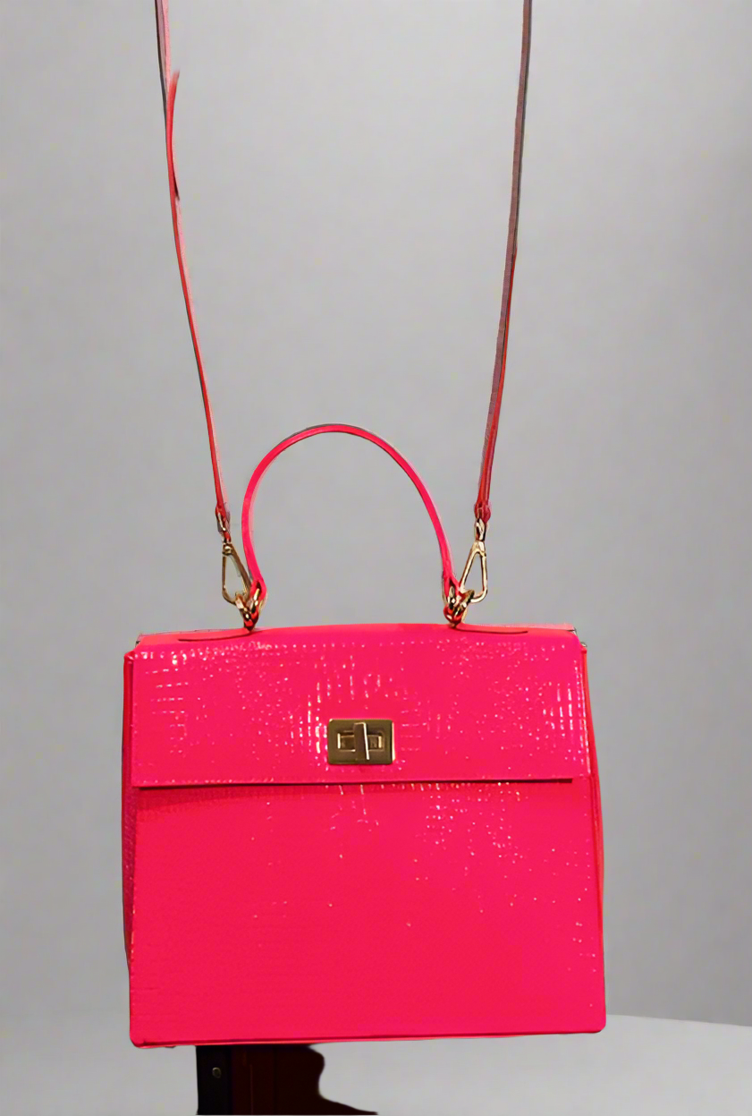 851T Trend Select 612 Embossed Crocodile Structured Satchel - 50 pcs minimum