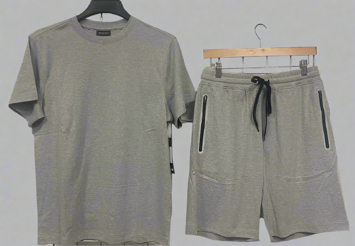 mens t-shirt and shorts sets2
