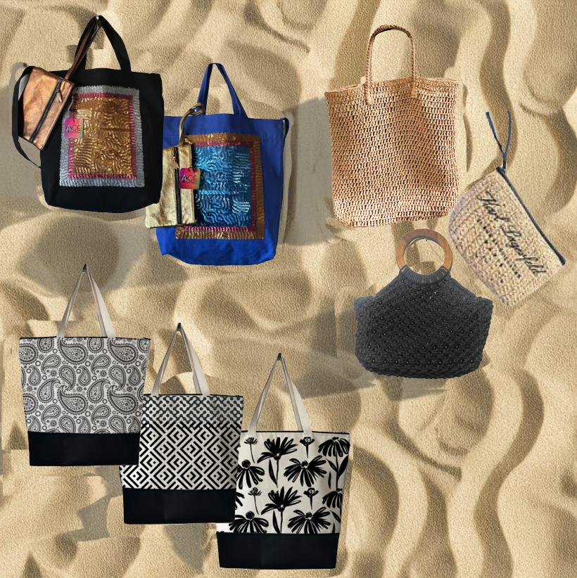 Stock lot Mini groups # 706 Beach Ready handbags 6 units at $8.00 each