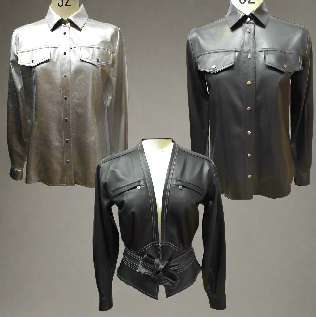 Robert Rodriguez Aniline Leather Shirts and Shirt jacket 170pcs