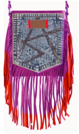 851N Trend Select 517 cow suede crossbody $40.00 - 50 pcs minimum
