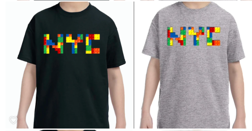 Kids Space Bot's Graphic T's NYC BLOCKS (2)