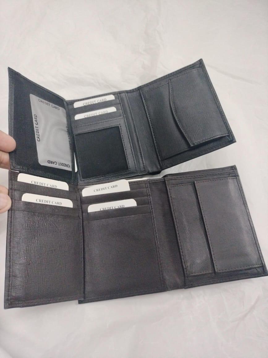 Stock lot # 458 multi slot leather wallets