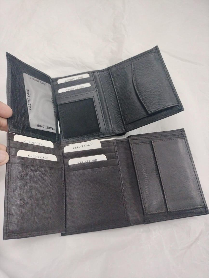 Stock lot # 458 multi slot leather wallets 9000 PCS