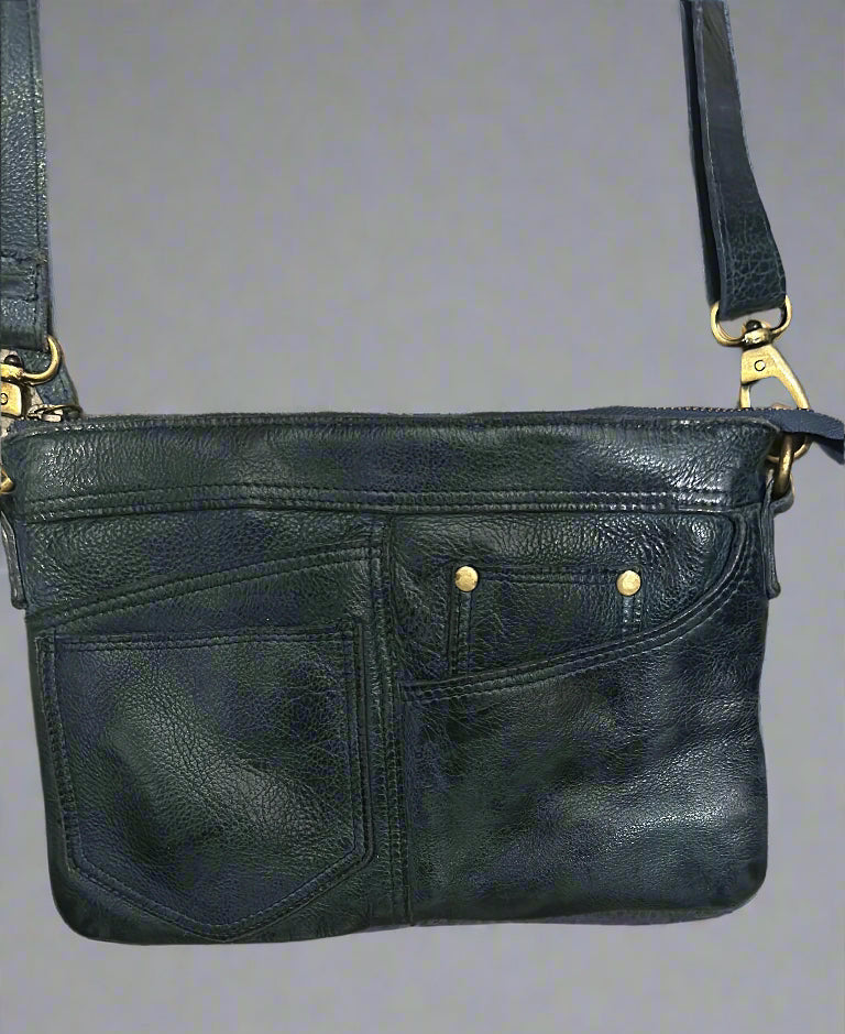 851T Trend Select 613 Washed Leather 5 pocket  Crossbody $25.00 - 50 pcs minimum