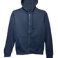 KAL1379-A Zip Front Hoodie black & Navy sustainable cotton/recycled polyester.