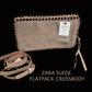 321 Zara suede crossbody with bead trim