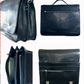 BRIKMOND 855627  100% leather executive briefcase