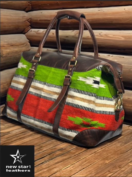 851C Trend Select 122 Vegetable Tanned Cow & Carpet Duffle $77.00 - 50 pcs minimum