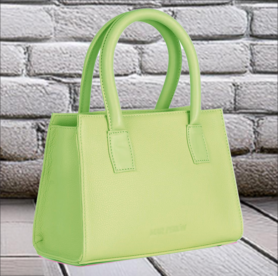 851H 820 pebbled cow leather mini tote