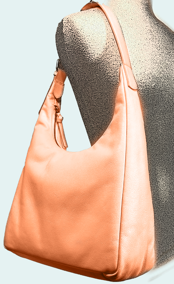 851H 815 pebbled cow leather Hobo