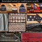 Stock lot # 456  accessories package cashmere scarfs & hats, leather handbags