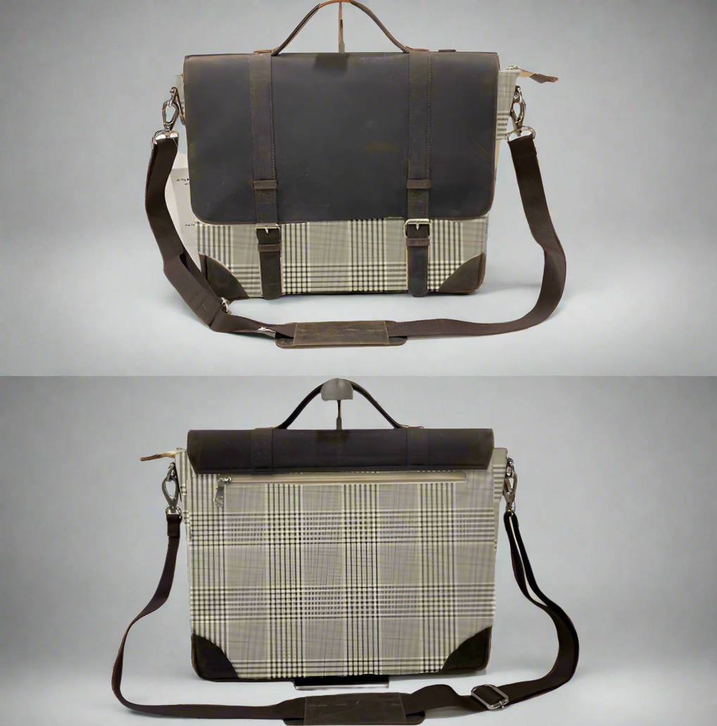 851C Trend Select 127 Printed Canvas & Leather Briefcase $53.00 - 50 pcs minimum