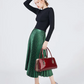 AN Ready Stock AS411 patent leather Lorraine satchel $20.00 20 pcs minimum