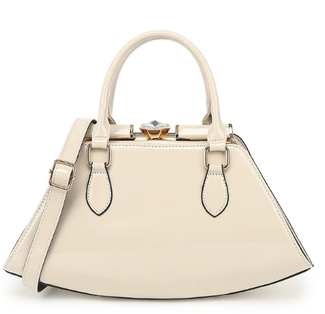 AN Ready Stock AS415 patent leather rocker with jeweled top $20.00 10 pcs minimum