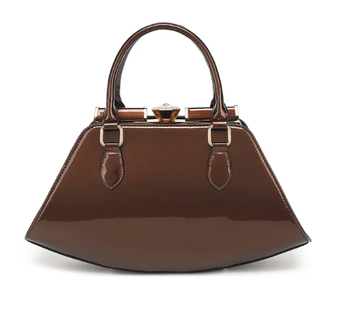 AN Ready Stock AS415 patent leather rocker with jeweled top $20.00 10 pcs minimum