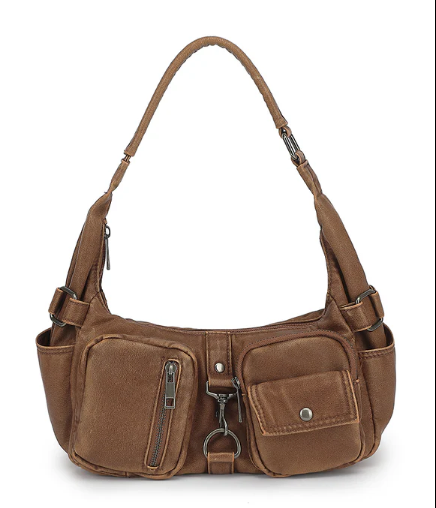 AN Ready Stock AS300 washed cargo pockets hobo $15.00 10pcs minimum