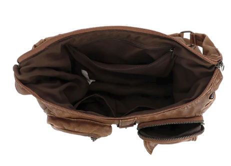 AN Ready Stock AS300 washed cargo pockets hobo $15.00 10pcs minimum