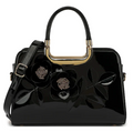 AN Ready Stock AS400 patent leather roses satchel $20.00 20 pcs minimum