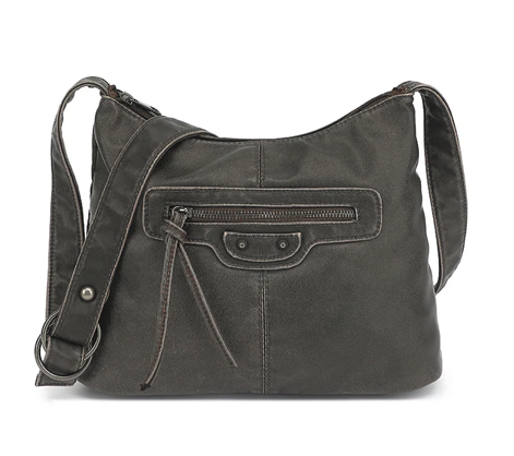 AN Ready Stock AS302 washed Hobo with front pocket details $15.00 20 pcs minimum