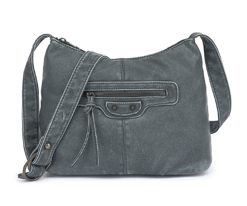 AN Ready Stock AS302 washed Hobo with front pocket details $15.00 20 pcs minimum