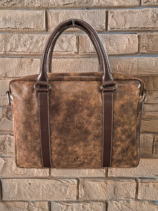 851T Trend Select 641 Antique Grey Cow Briefcase $59.00 - 50 pcs minimum