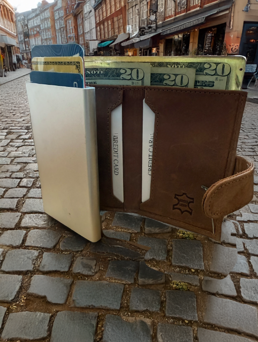 Smart Wallet with pop up card slot 20pcs @ $420.00