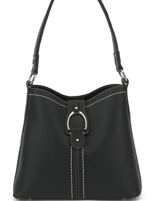 AN Ready Stock 9546T TRIPLE COMPARTMENT CONVERTIBLE HOBO  $15.00  20 PCS MINIMUM