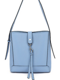 AN Ready Stock 24912 TRIPLE COMPARTMENT HOBO WITH LOCK HW   $17.00  30 PCS MINIMUM