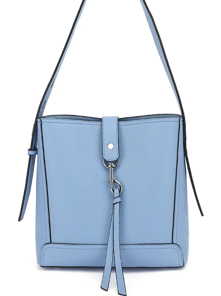 AN Ready Stock 24912 TRIPLE COMPARTMENT HOBO WITH LOCK HW   $17.00  30 PCS MINIMUM