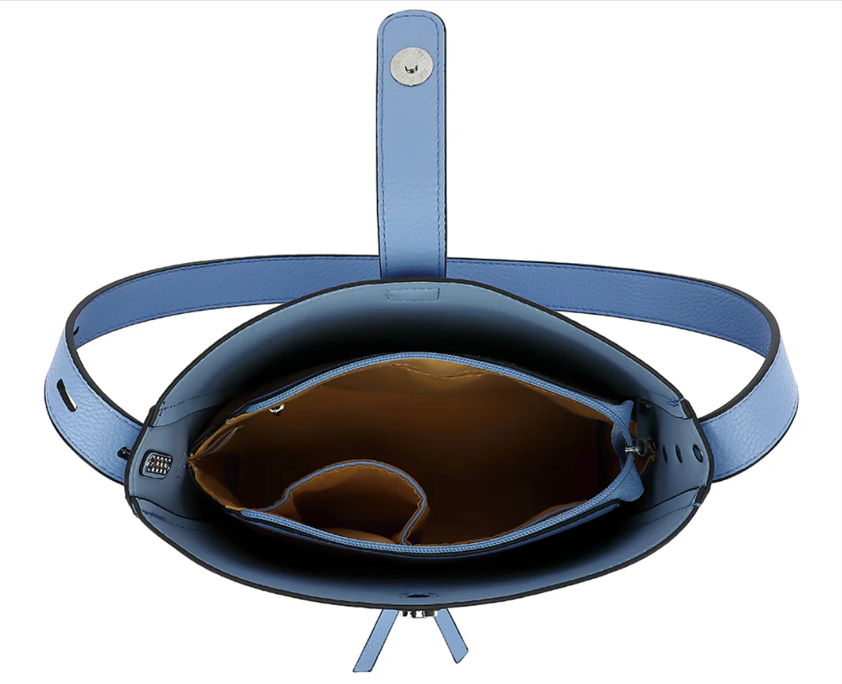 AN Ready Stock 24912 TRIPLE COMPARTMENT HOBO WITH LOCK HW   $17.00  30 PCS MINIMUM