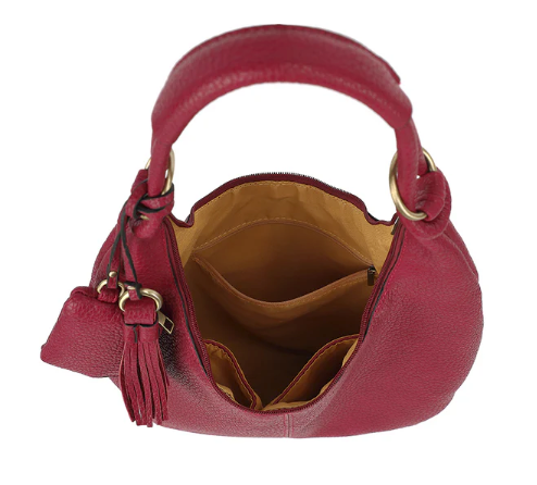 AN Ready Stock AS117  Hobo with hanging pocket & tassel $19.00 10 pcs minimum