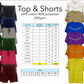 mens t-shirt and shorts sets with reflective trim