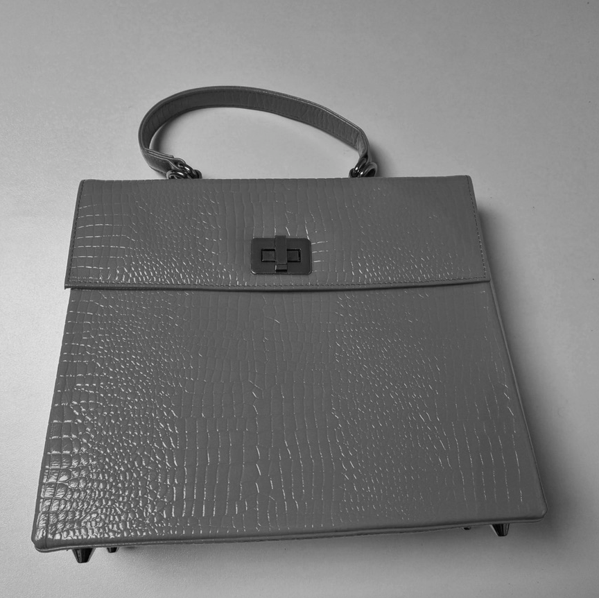 851T Trend Select 612 Embossed Crocodile Structured Satchel - 50 pcs minimum