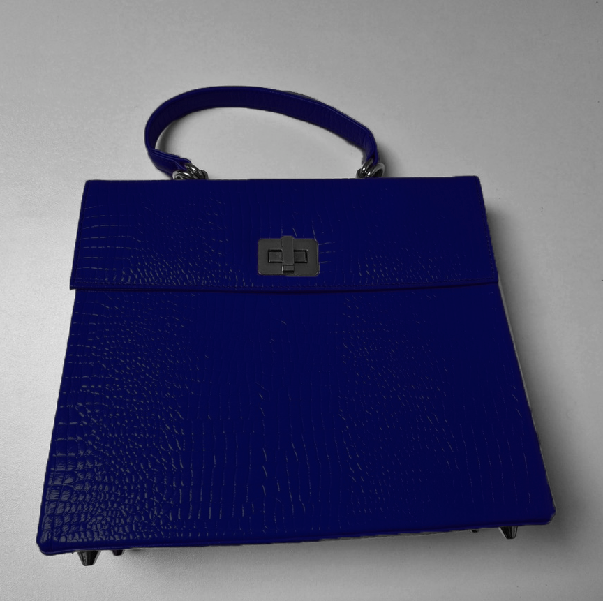 851T Trend Select 612 Embossed Crocodile Structured Satchel - 50 pcs minimum