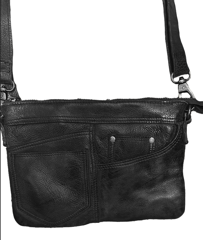 851T Trend Select 613 Washed Leather 5 pocket  Crossbody $25.00 - 50 pcs minimum