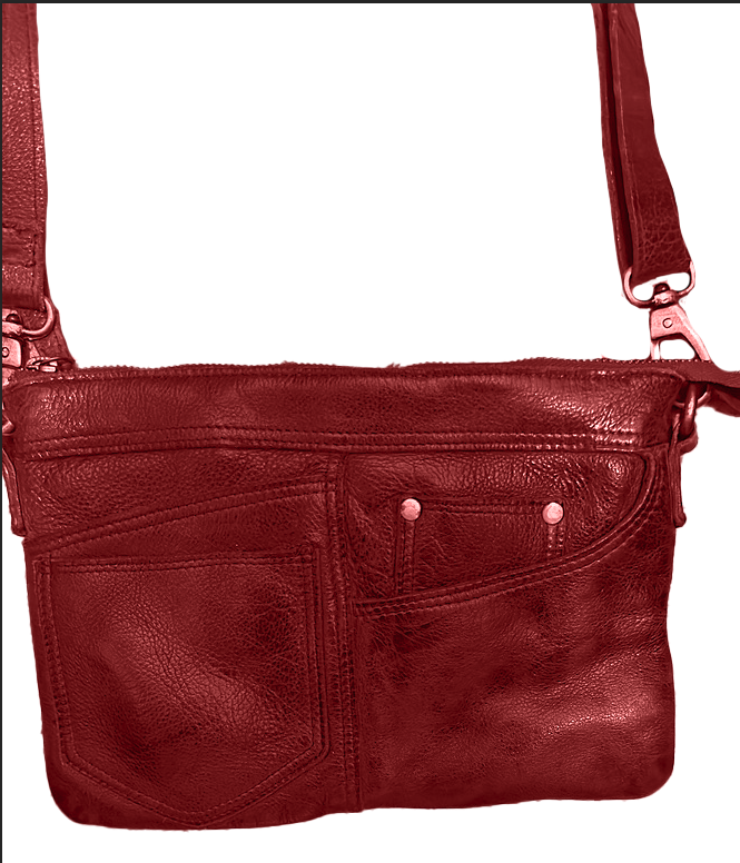 851T Trend Select 613 Washed Leather 5 pocket  Crossbody $25.00 - 50 pcs minimum