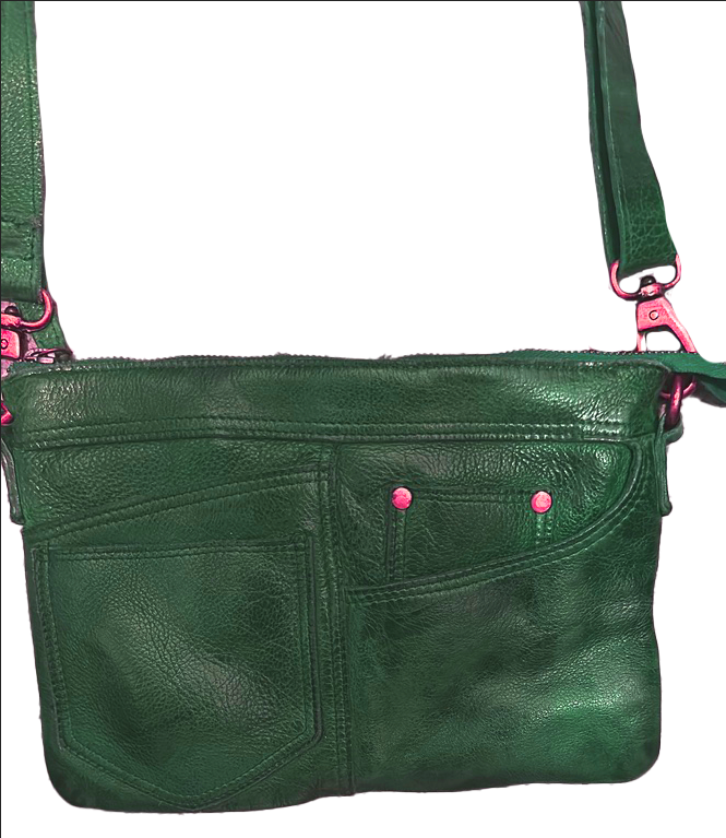 851T Trend Select 613 Washed Leather 5 pocket  Crossbody $25.00 - 50 pcs minimum