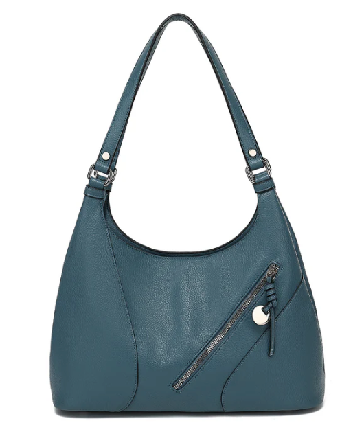 AN ReadyStock 24904 4 POSTER TRIPLE COMP SATCHEL WITH FRONT ZIP POCKETS  $20.00 10 pcs minimum